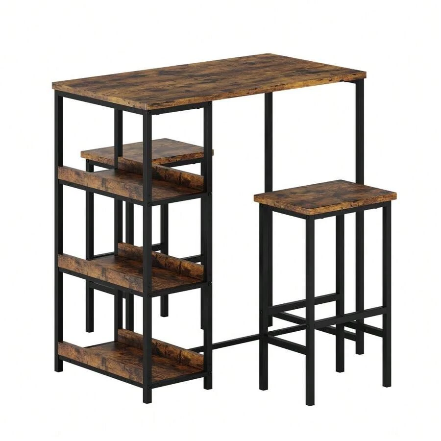 Dining Table & Chair Sets - Brown - View 1