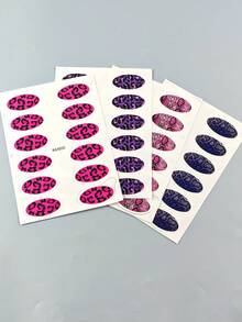 4pcs Animal Pattern Eyeshadow Tattoo Sticker Set, Waterproof Eyeshadow Fake Tattoo, Self-Adhesive Face & Body Decoration Stickers, Suitable For Festivals, EDM Festivals, Halloween And Cosplay - Multicolor - View 7