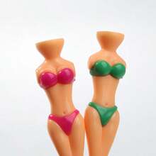 10PCS Golf Bikini Model Tees, Personalized Plastic Golf Tees, Stable Support, Durable, Golf Gift - Multicolor - View 4