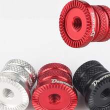 1pair Bicycle Hub M5 Nut With Stainless Steel Springs Aluminum Alloy Quick Release Axle Bolt Universal Bicycle Replacement Quick Release Lever Nut Hub For Mountain Bike And Road Bike - One Size Fits All - View 3