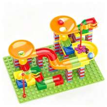 160pcs Fire Station Themed Building Blocks Set, Double-Layer Fire Station With Fire Truck, Slide, Figures And Full Accessories, Free Assembly To Develop Logical Thinking And Hands-On Ability, Suitable For Home Desktop And Window Sill Play, Christmas And Birthday Gift Box - Multicolor - View 7