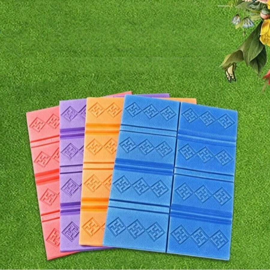 Outdoor Folding Mat, Portable, Cool & Moisture-Proof Foam, Small Outdoor Seat Pad, Floor Mat, Portable Butt Pad, Camping Waterproof - Multicolor - View 1
