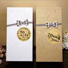 500pcs Per Roll 2in/5cm Kraft Paper Stickers, Round Wreath Pattern Stickers, Can Labels, Food Storage Labels, Gift Bag Sealing Stickers - Flower Label - View 2