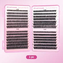 Wispy Cluster Eyelashes 600pcs DIY Single Cluster Lash Extensions, Natural Look D Curl 9-16mm, Ultra Lightweight Soft Base Band, Reusable 30D/40D/50D/60D/80D/100D - Multicolor - View 17