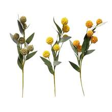 家居花藝與婚禮裝飾用人造綠植與仿真花－捲花式小球菊與蒲公英 - 彩色 - 查看 5