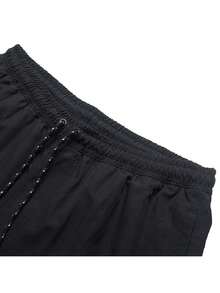Under Armour Men's Drawstring Waist Pocket Sports Long Pants For Daily Outdoor Training And Fitness - Black - View 4