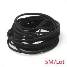 WGRXIRANYKM 5/10/20M Korean Velvet Leather Cord Double-Sided Velvet DIY Handmade Jewelry Accessories Woven Bracelet Necklace Rope - Korean Wool Yarn - View 44