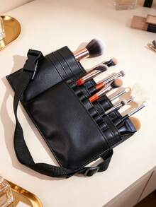 Professional Makeup Artist Waist Bag, Portable Makeup Brush Storage Bag With Large Capacity, Multiple Slots And Adjustable Waist Strap, Makeup Bag (Makeup Brushes Not Included) - Multicolor - View 11