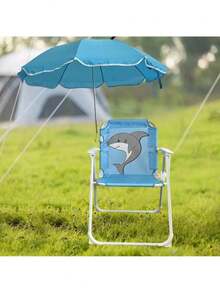 Kids Folding Chairs - Blue - View 1