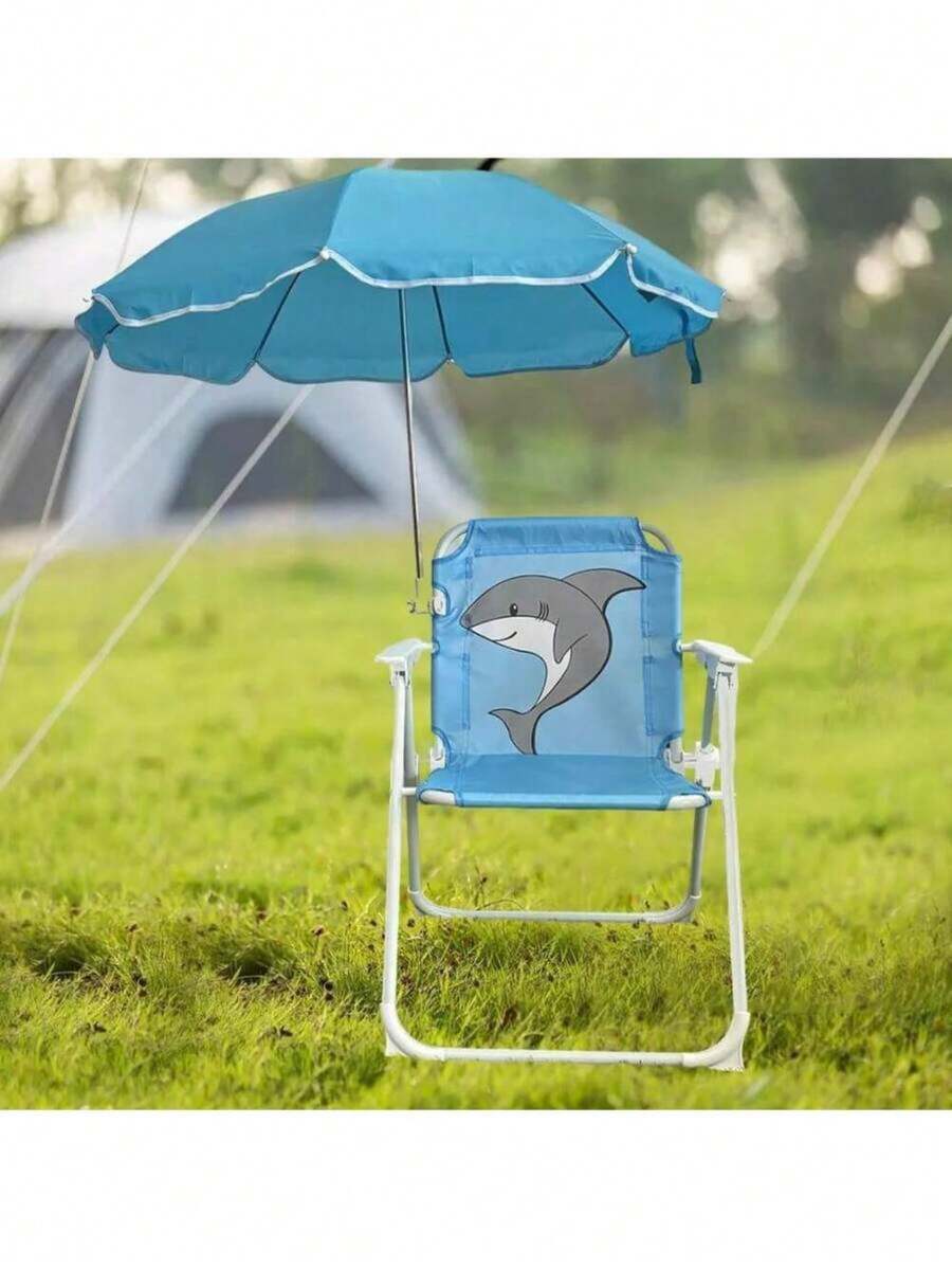 Kids Folding Chairs - Blue - View 1
