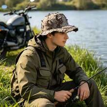 Camouflage Leaf Baseball Cap, 3D Realistic Leaf Hunting Hat, Suitable For Wildlife Photography And Camping - Multicolor - View 2