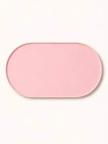 1pc Cat Feeding Mat, Non-Slip Waterproof Anti-Spill Design, Oval Pet Food Mat With Raised Edge And Feeding Port - Easy To Clean Durable Surface, Suitable For Dry And Wet Food, Scratch-Resistant Protective Mat, Also Suitable For Dog Bowls (Compatible With Cat/Dog Bowls), Multi-Pet Households, Dog Owners - Multicolor - View 17