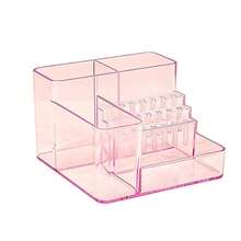 1pc Nail Art Tool Storage Box, Suitable For Storing Nail Drill Bits, Nail Files, Nail Brushes, Suitable For Home And Nail Salon Use, Nail File Holder, Nail Pen Storage, Gel Nail Brush Sponge Container, Portable Rectangular Plastic Transparent Nail Supplies Storage Box (Nail Tools Not Included) - View 9