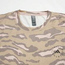 Adidas Women's Spring/Summer Printed Comfortable Sports Casual Loose Round Neck Short Sleeve T-Shirt IN3630 - Shadows: Khaki Brown/Fuchsia/Earth Brown Gray - View 2