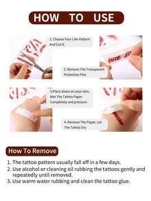 12pcs Halloween 3D Realistic Scar Temporary Tattoo Stickers, Horror Bloody Wound Zombie Tattoos, Suitable For Adult Body And Face, Costume Party Prank Makeup, Cosplay, Role Play, Party Outfits - Red - View 8