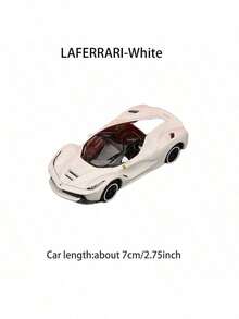 Burago 法拉利 1:64 比例仿真車模 SF90 488GTB LAFERARI 指尖模型 迷你小型跑車收藏 小車模型擺飾 - 彩色 - 查看 4