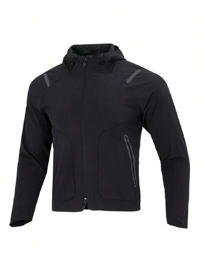 Under Armour UA Unstoppable Jacket Men's Woven Hooded Lightweight Comfortable Elastic Loose Fit Commute Travel Sports Casual Jacket 1370494-001