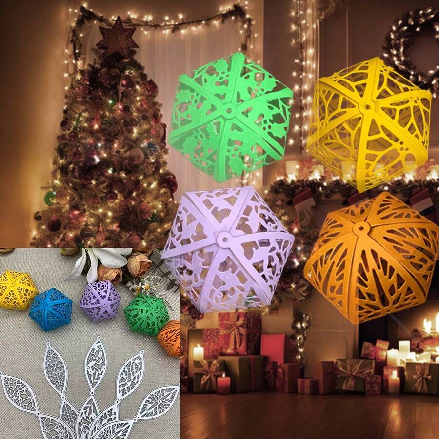 Combination Lotus Metal Cutting Dies For Card Making Kit Embossing Paper Die Cuts Scrapbook Machine Stencils Storage Pockets Supplies - MC1301-1 - View 1