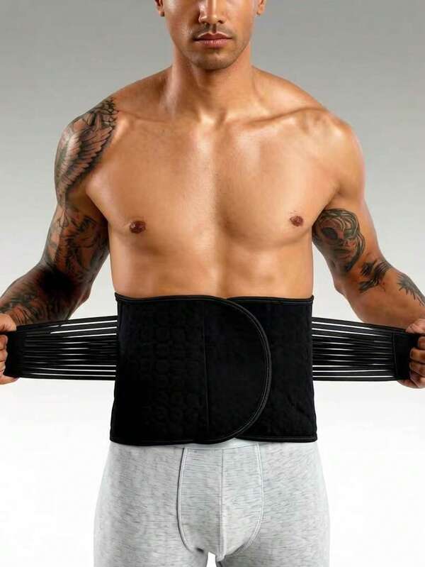 Men's Waist Trimmer Abdominal Compression Belt, Belly Shaping Garment