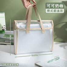 Transparent Handheld Accordion File Folder With Multiple Expandable Layers, 13 Compartments, Large Capacity, Handheld File Folder, Suitable For Storing Documents, Notebooks, Office Desk Accessories, Test Papers And Textbooks, Suitable For Back To School Supplies And Office Supplies - Single Piece - View 6