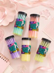 BROS Colorful Pre-Rolled Paper Cones With Tips, Slow Burning Easy Fill Rolling Paper Cones, Assorted Fun Designs, Portable Jar Pack, 1 Set - Multicolor - View 3