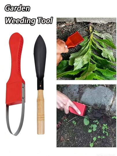 [Garden Weeding Tool Set]2-Piece Set, Multi-Function Ring Weeder + Heavy Duty Shovel, Gardening Weeding Rake, Garden Handheld Weeding Tool, Garden Shovel, Portable Non-Electric Weeder, Suitable For Lawn, Patio, Flower Bed, Flower Pot