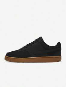 Nike Court Vision Low New Men's Versatile Retro Low-Top Casual Sports Skate Shoes CD5463-008 - Black - View 1
