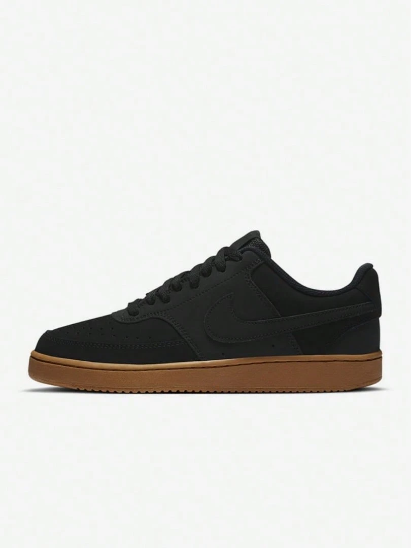 Nike Court Vision Low New Men's Versatile Retro Low-Top Casual Sports Skate Shoes CD5463-008 - Black - View 1