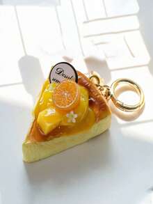 1 pieza Lindo mini llavero realista de comida, llavero de pastel, accesorio de regalo colgante - Multicolor - Ver 12