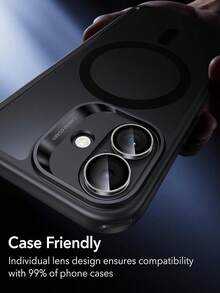 3件/包 透明相機鏡頭保護貼，適用於 iPhone 17/16/16 Plus，超強 HD 鏡頭保護貼，超薄鋼化玻璃，適用於 iPhone 17 Pro Max/17 Pro/17 Air/16 Pro Max/16 Pro/15/14/13/12/11，手機配件，可搭配手機殼使用，日常必需品 - 無色 - 查看 6