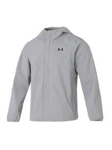 Under Armour Men's M Cloudstrike Stretch Jacket Hooded Outdoor Casual Running Jacket 1376066-069 - Grey - View 1