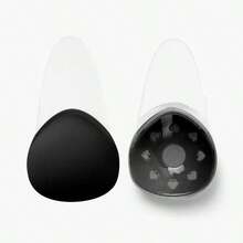 1 Pair Plus Size Self-Adhesive Breast Lift Pads, Reusable Invisible Breast Shaping Pads, Seamless Design - Multicolor - View 11