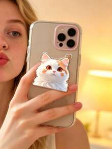 Customized Pet Phone Holder, Personalized Pet Photo Phone Grip, Suitable For Car Phone Mount, Foldable And Rotatable Customized Phone Stand, Holiday Anniversary Gift For Family, Friends And Partners - Multicolor - View 8