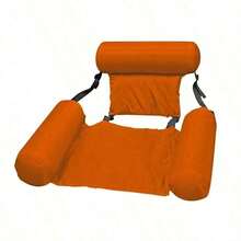 Inflatable Swimming Pool Floating Chair, Colorful Durable Polyester Hammock-Style Lounge Chair With Armrests And Headrest, Suitable For Relaxing At Beach, Lake Or Pool - Inflatable Floating Seat - View 7