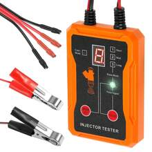 Automotive Fuel Injector Tester, Fuel Injector Cleaning Kit For Cars, 4-Wire Dual Channel For 2 Fuel Injectors, Universal Fuel Injector Cleaning Tool Kit - Orange - View 1