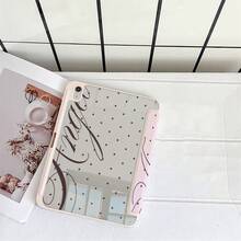 極簡粉色波點平板翻蓋保護殼，附筆槽，相容 iPad 10代 Smart Case/11(A16 2025)/相容 Galaxy S9/S7/S10+/相容小米/相容華為 - 彩色 - 查看 5
