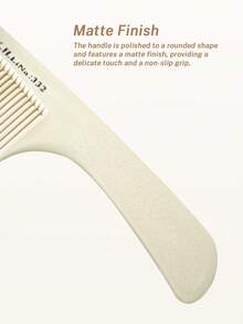 1/2 Sisir Profesional, Sisir Penambah Volume, Sisir Penata Rambut, Gaya Reguler, Gagang Anti Selip, Sisir Penata Rambut, Sisir Ujung Datar, Unisex, Penggunaan Kering/Basah, Sisir Penata Rambut Bergigi Halus, Cocok Untuk Semua Jenis Rambut, Rumah/Salon, Alat Kecantikan & Penata Rambut, Produk Perawatan Rambut - Aprikot - View 3
