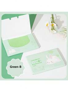 100 Sheets/Box Portable Travel Oil Control Facial Wipes, Travel Essential, Portable And Easy To Use, Simple And Elegant Packaging Design, Exquisite And Cute. - A - View 13