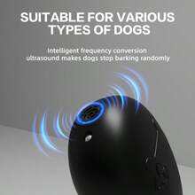 Rechargeable Handheld Ultrasonic Dog Training & Bark Control Device, Portable Outdoor Dog Repeller, Anti-Bite Deterrent, Dog Training Tool, Multi-Function Ultrasonic Dog Training Device, Rechargeable Bark Control & Dog Repeller, Portable Outdoor Pet Training Supplies - Black - View 10