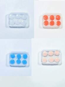Reusable Soft Silicone Earplugs, Suitable For Swimming, Airplane And Other Occasions, Soft And Comfortable, Suitable For Sleep, Sound-Insulating And Quiet, Comfortable To Wear, Slow Rebound - Multicolor - View 7