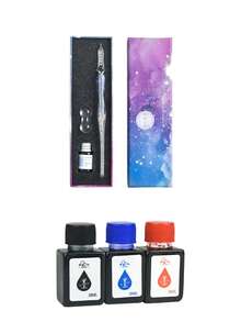 Pulpen Celup Kaca untuk Pelajar, Pulpen Kristal, Hadiah Bisnis, Pulpen Sampel, Hadiah Acara Sekolah, Hadiah Ulang Tahun, Kembali ke Sekolah - Beraneka warna - View 17