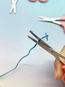 Mini Sharp Tailor Scissors - Round Head Small Hand Scissors, Round Head Provides Protection, Portable Travel Scissors, Exquisite Craftsmanship, High-Quality Design, Suitable For Sewing, DIY, Embroidery, Crochet And Various Craft Projects - Multicolor - View 4