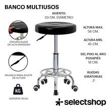 Salon & Spa Stools - Black - View 6