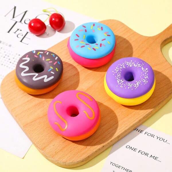 Melojoy-Schylling Dohnuts Exquisite Gift Box Packaged Sensory Fidget Assorted Colors Maltose Texture Stress Relief Anxiety Relief Summer Gift For Adults & Teens