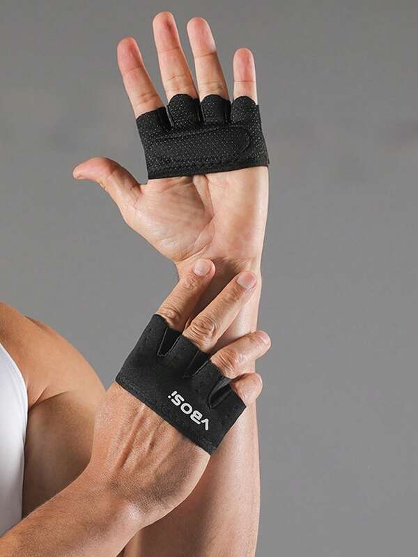 Guantes deportivos unisex ligeros de 4 dedos, finos y transpirables, antideslizantes y anticallos, adecuados para ciclismo al aire libre, entrenamiento con mancuernas, yoga y diversas actividades de fitness