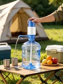 1/2pcs Manual Water Pump, Suitable For Water Bottle/Water Bucket, Drinking Water Dispenser, Home Use - Multicolor - View 4