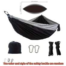 Travel Leisure Hammock, Outdoor Camping Furniture, With Durable Straps And Black Buckles. - Hammock - AH - View 11