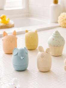 Cute Cartoon Animal Silicone Bath Water Spray Toy, Detachable Baby Shower Sprinkler Toy, Fun Interactive Water Play Toy For Toddlers, Kids Bath Time Toy, Pool Beach Sand Play Toy, Indoor Outdoor Water Activity Gift For Boys Girls - Multicolor - View 10