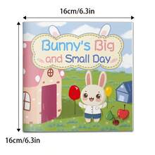 Bunny's Big And Small Day – 幼兒可愛對比學習書 | 與可愛小兔一起學習大與小 - 兔子的大大小小的一天 - 查看 8