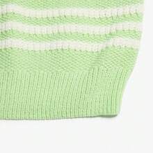 Adidas Spring/Summer Women's Fashion Slim Fit Dopamine Knit Comfortable Sports Casual Round Neck Tank Top JI7052 - Light Green/pink/white - View 4
